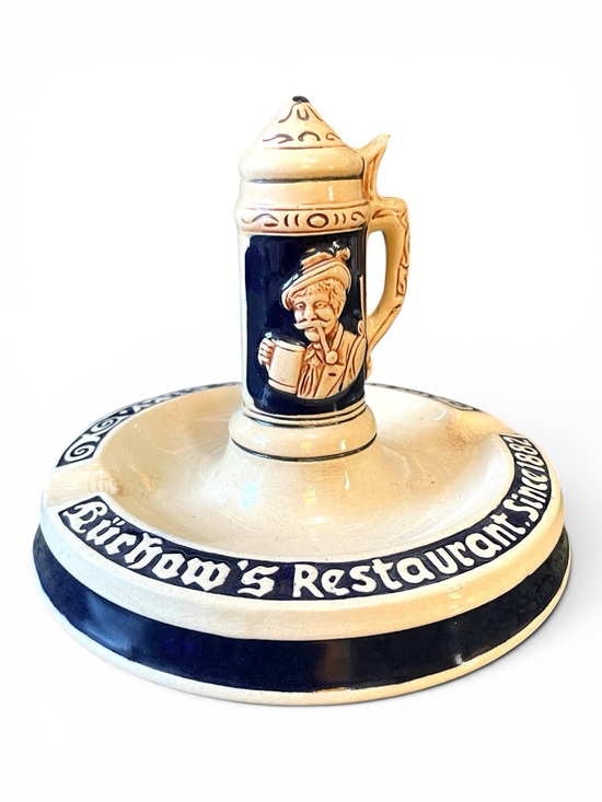 Other - Vintage ceramic ashtray from Luchows restaurant in NYC, which closed in 1982